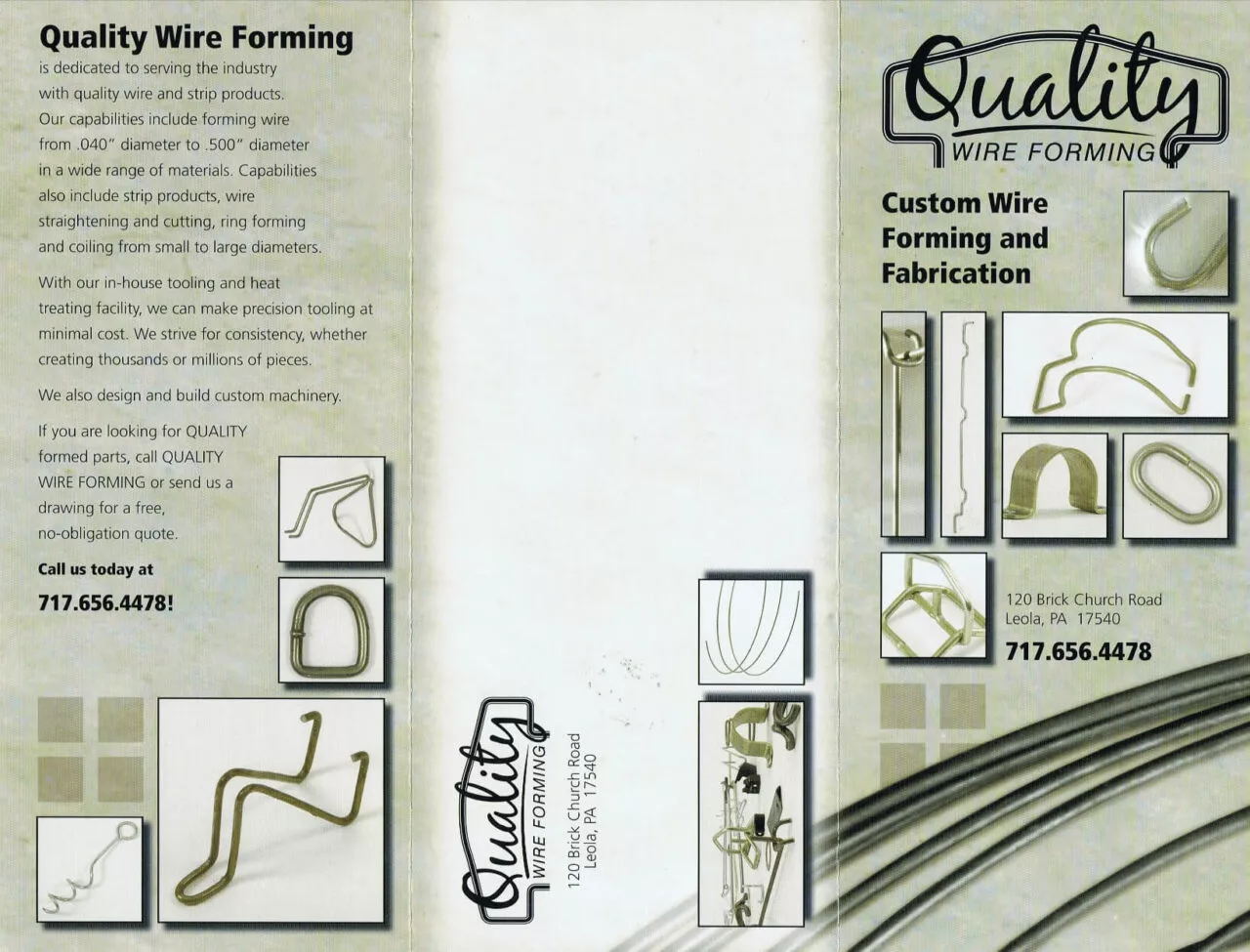 Quality Wire Forming Just Plain Business
