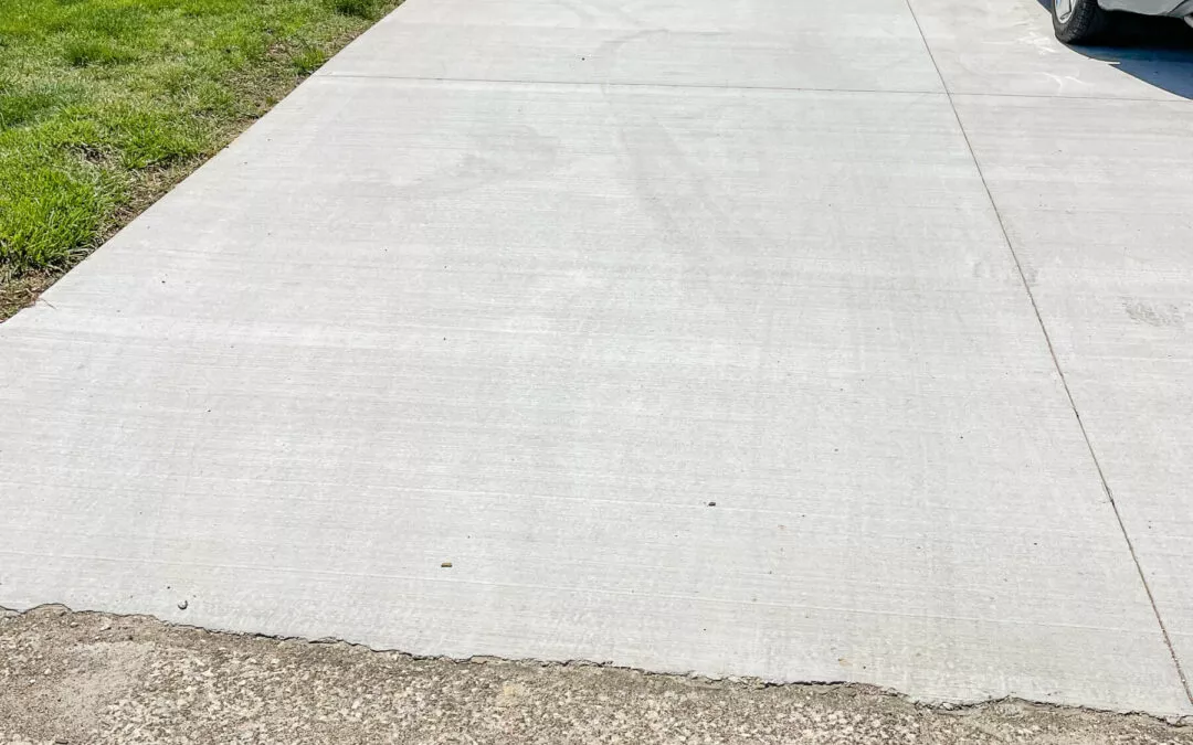 J & S Concrete Hawesville, KY Freshly Laid Concrete Driveway