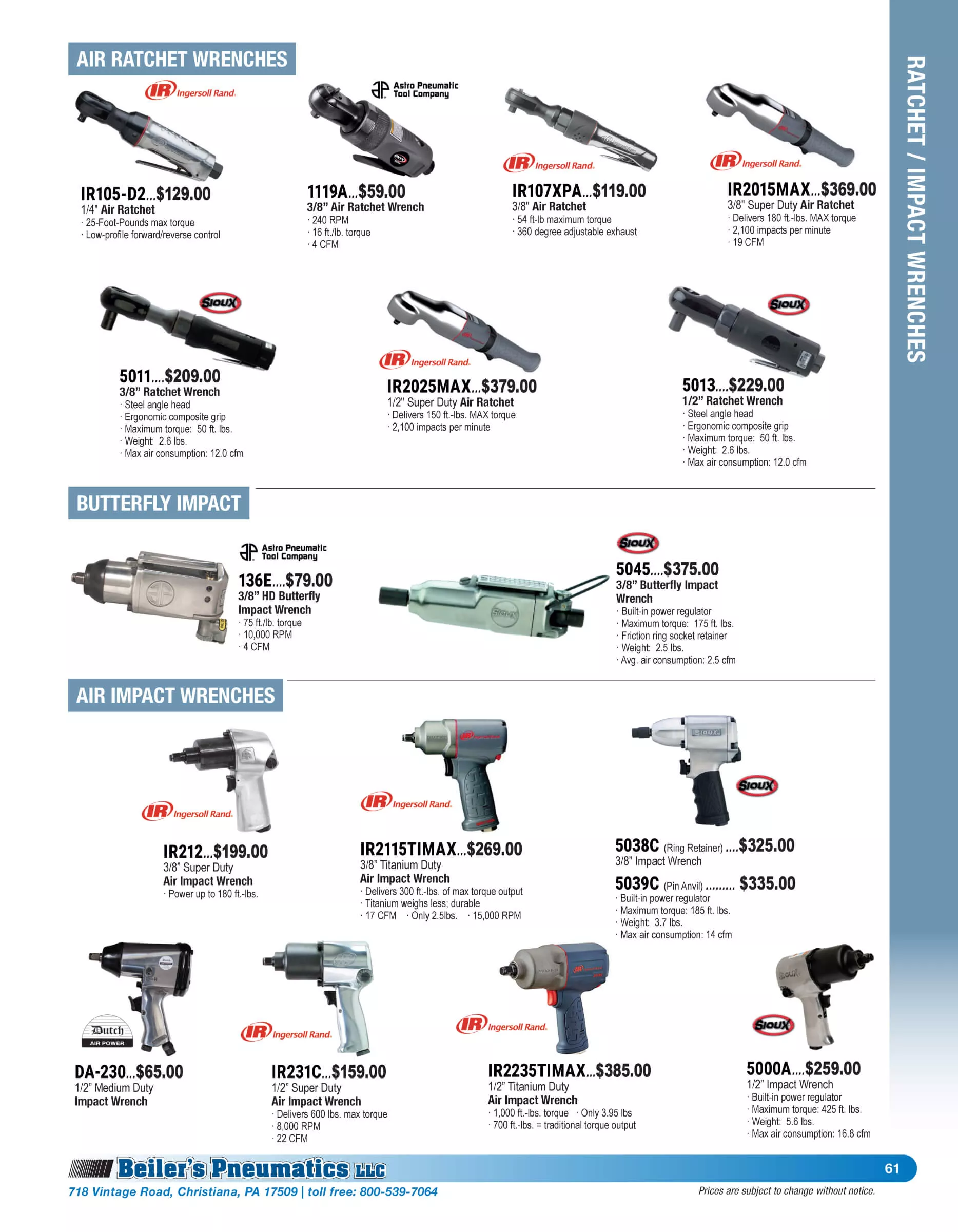 Beiler’s Pneumatics Just Plain Business