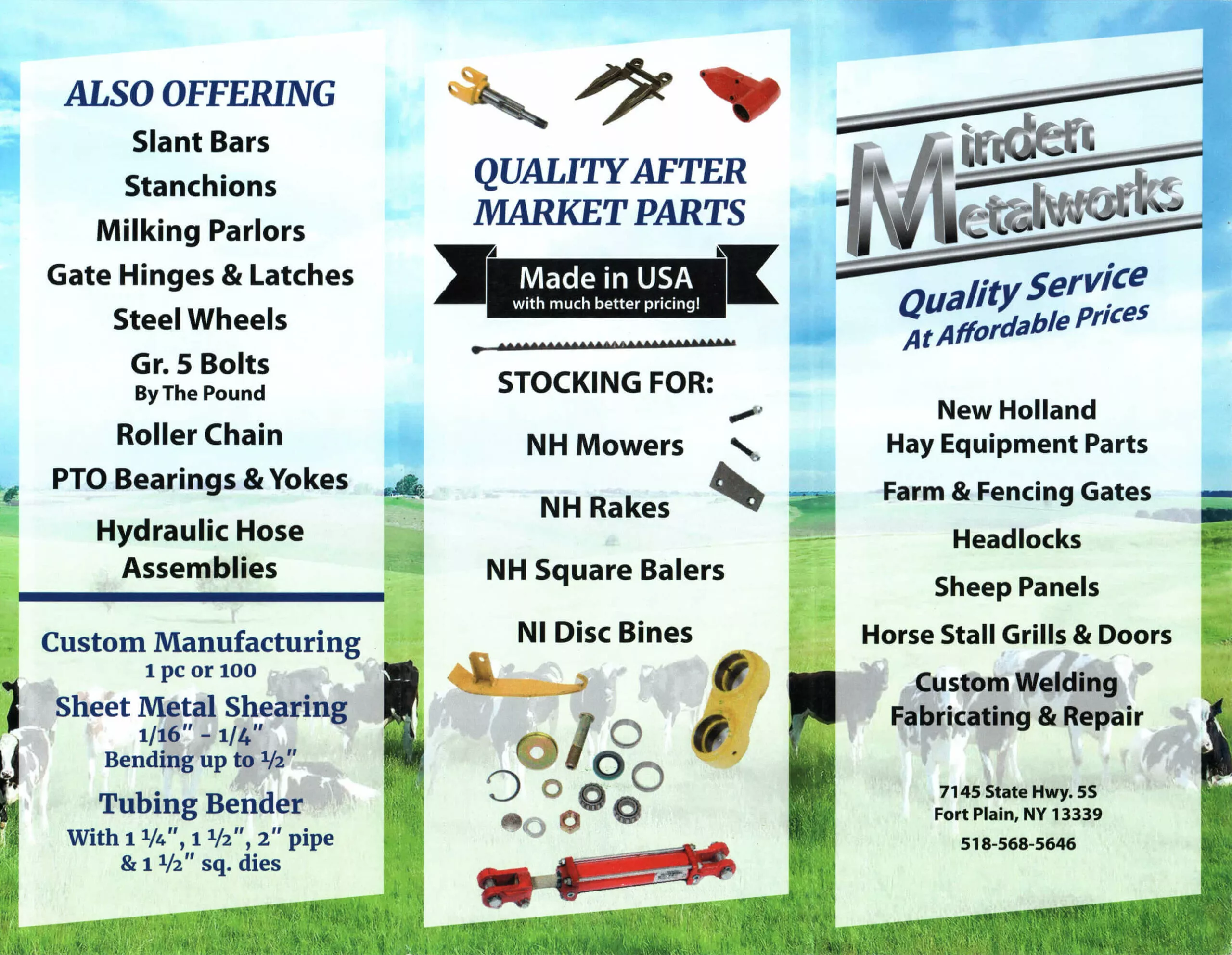 Minden Metalworks Just Plain Business