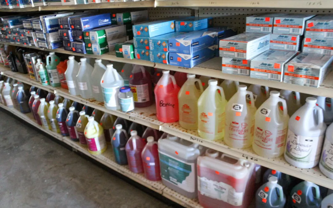 Trenton Farm Supply Trenton KY Cleaning Supplies Aisle at Farm Supply Store