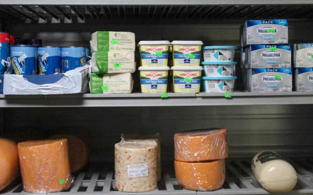 Cedar Grove Market and Bluegrass Hearth & Grill Cerulean KY Refrigerated Dairy Section of Grocery Store