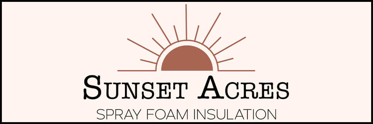 Sunset acres spray foam insulation's logo