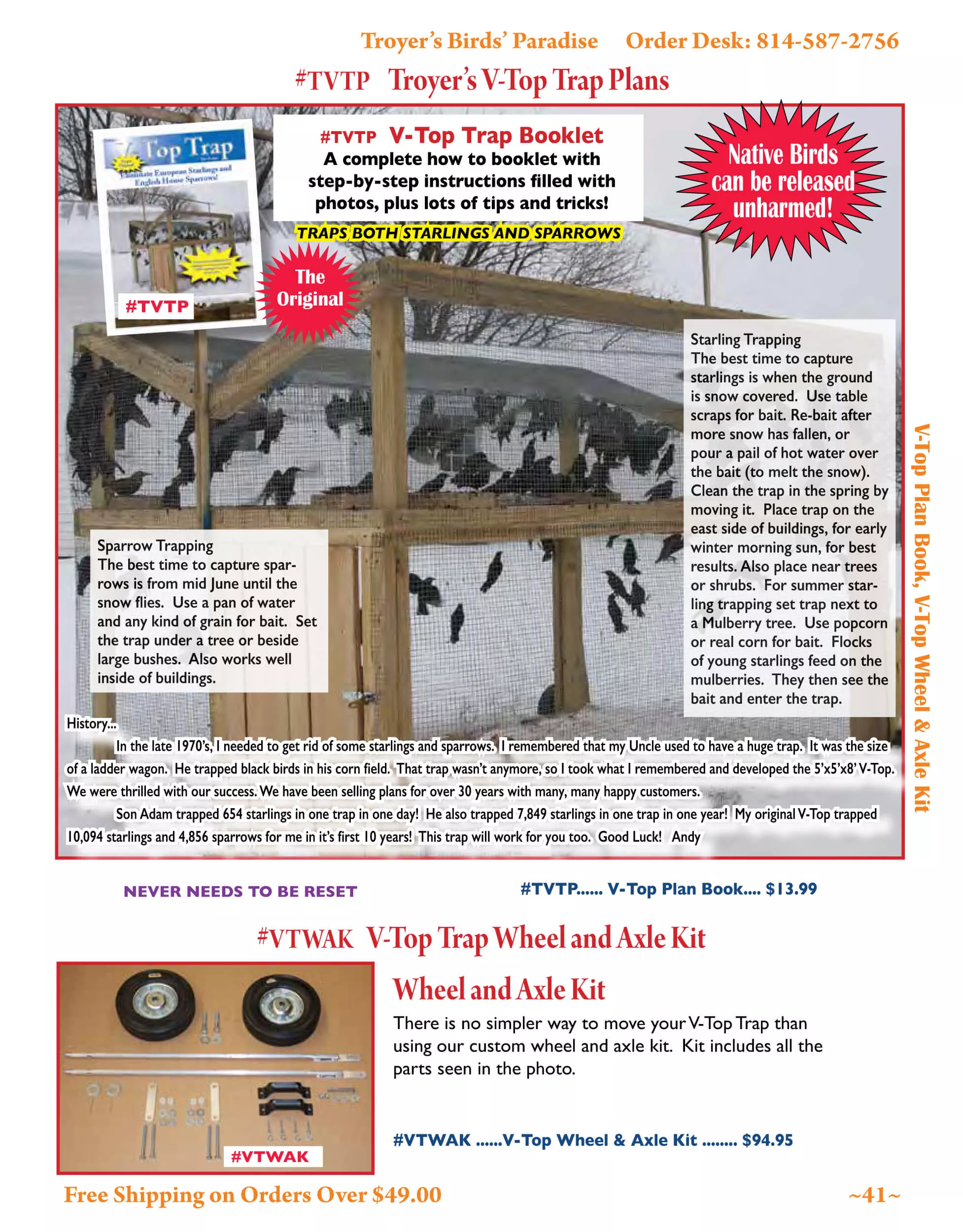 Troyer’s Birds’ Paradise Just Plain Business