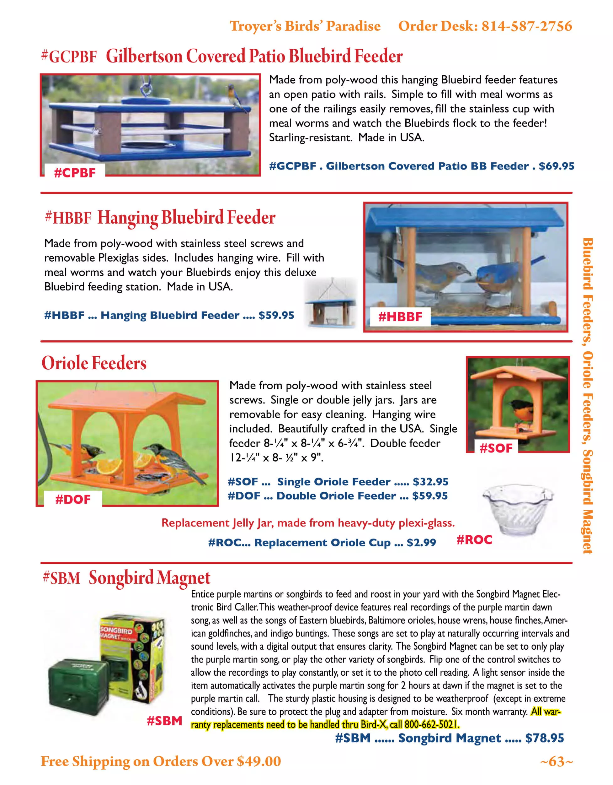 Troyer’s Birds’ Paradise Just Plain Business