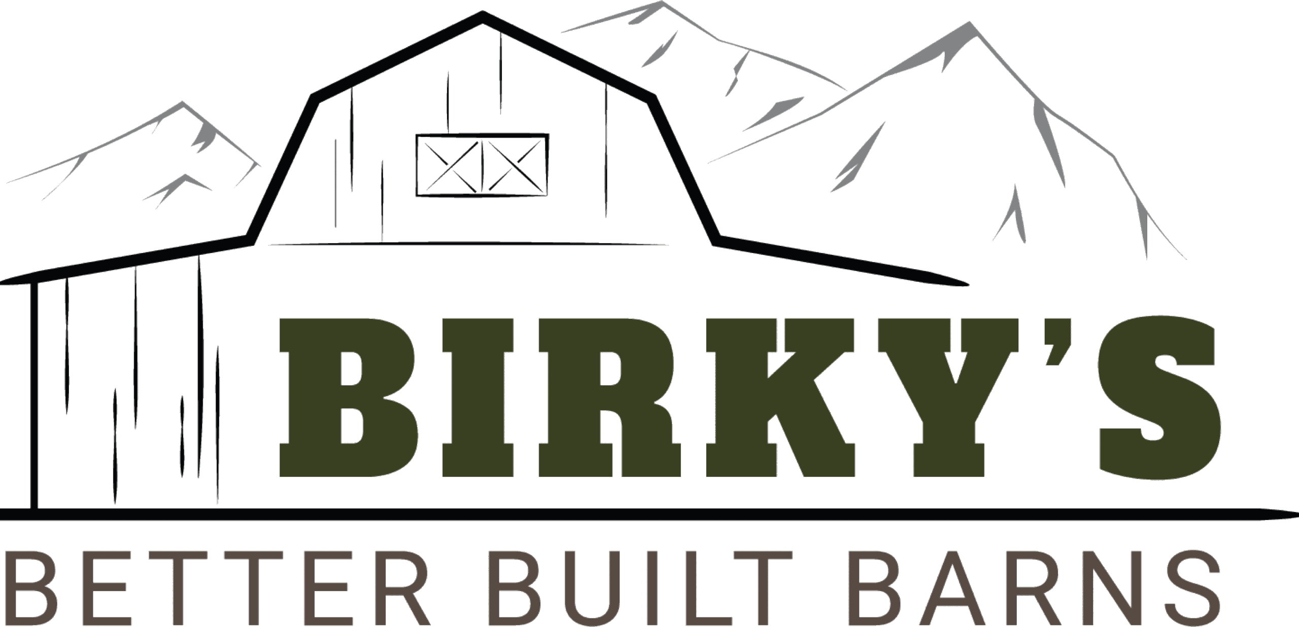 4.19.25 Birky's Better Built Barns Logo Logo for Stoney Lane Woodworking featuring a saw blade design and arching green and white elements.