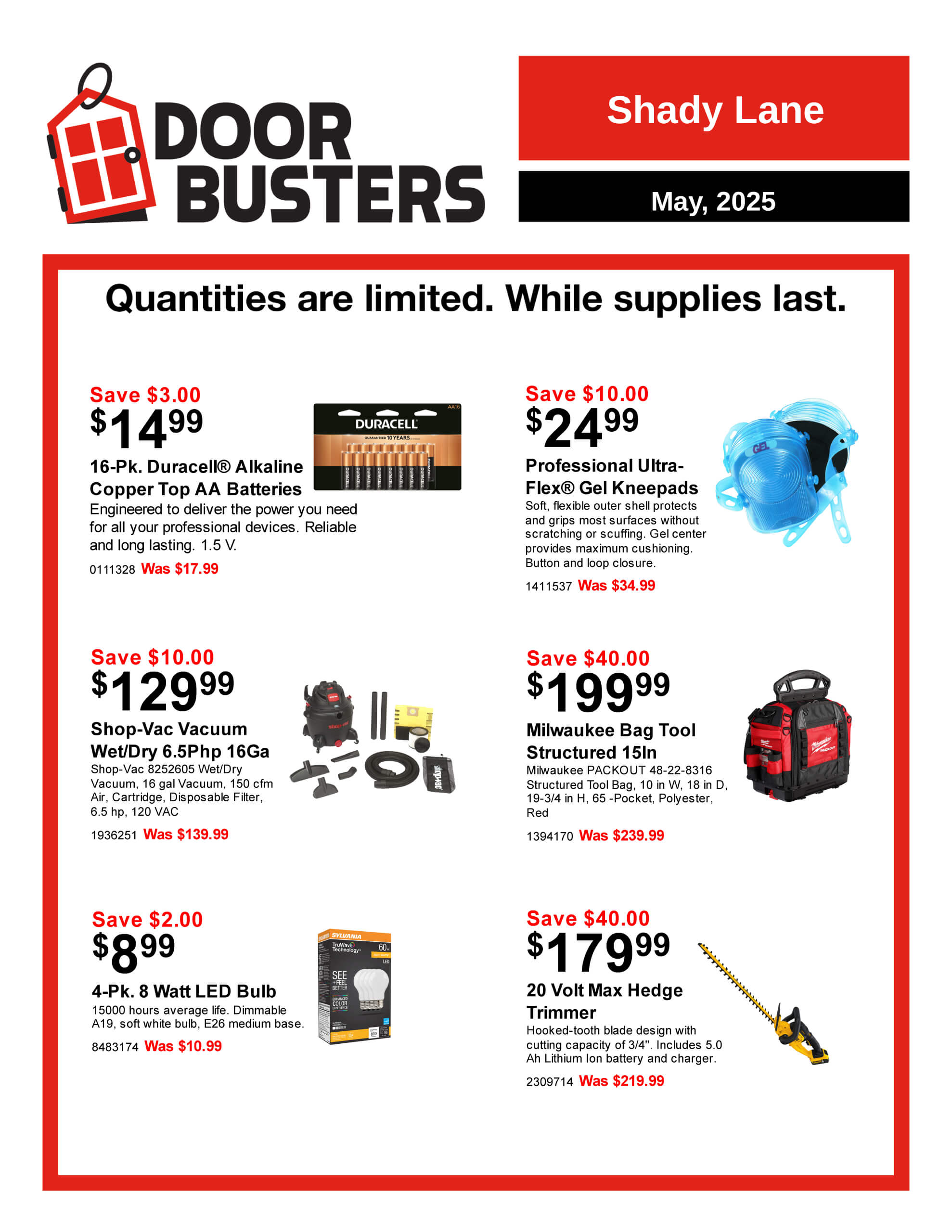 Promotional flyer titled 