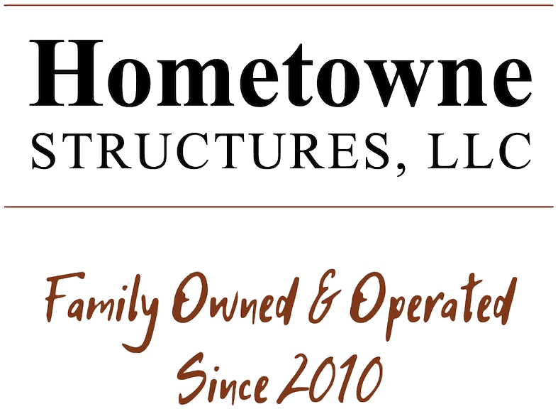 7.22.25 Hometowne Structures Logo Logo for Hometowne Structures, LLC with the text "Family Owned & Operated Since 2010" below the company name.