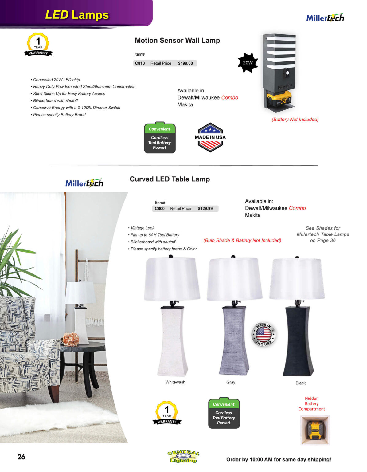 10.30.25 Central Lighting Fall 2025 Product Catalog Page 26