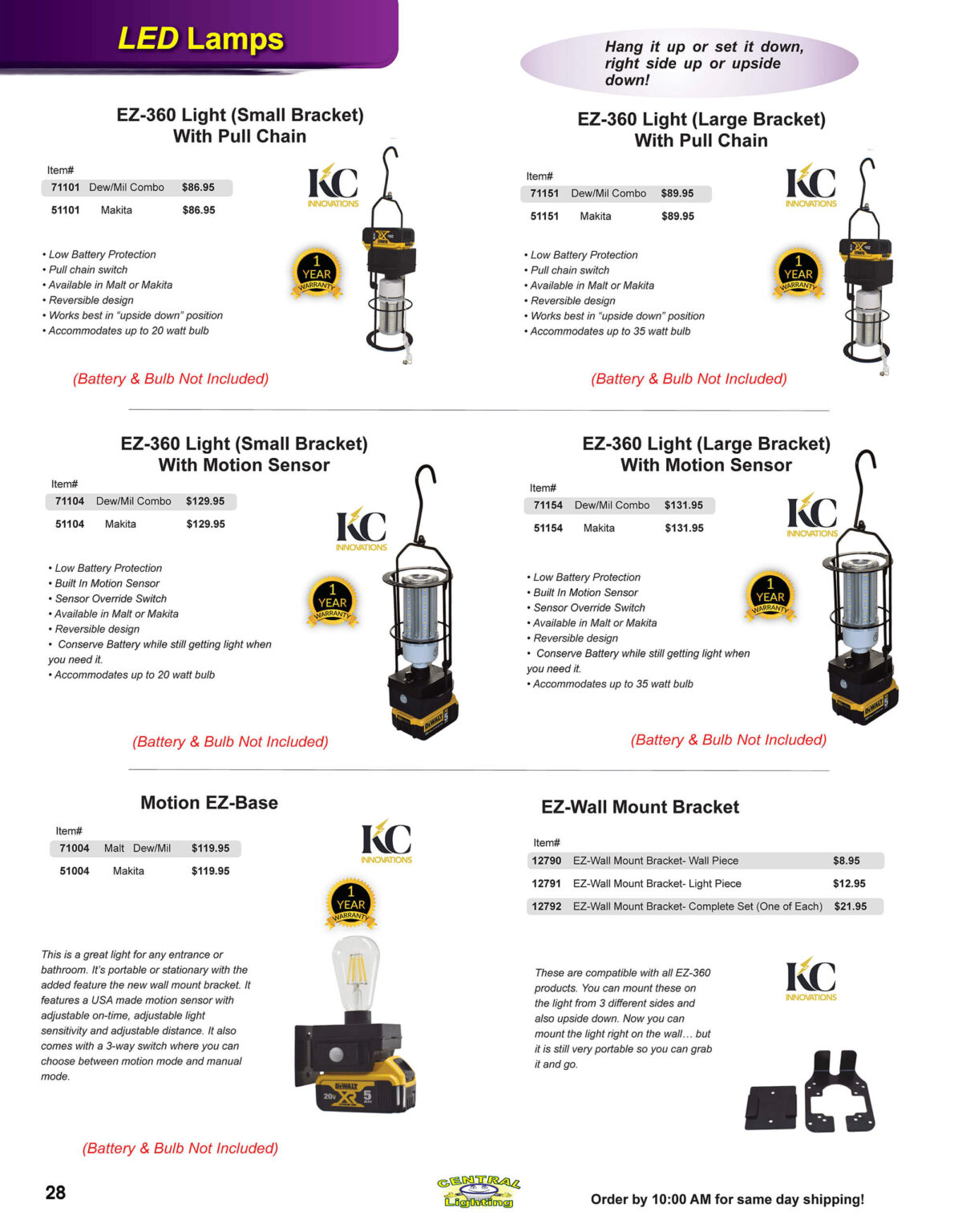 10.30.25 Central Lighting Fall 2025 Product Catalog Page 28