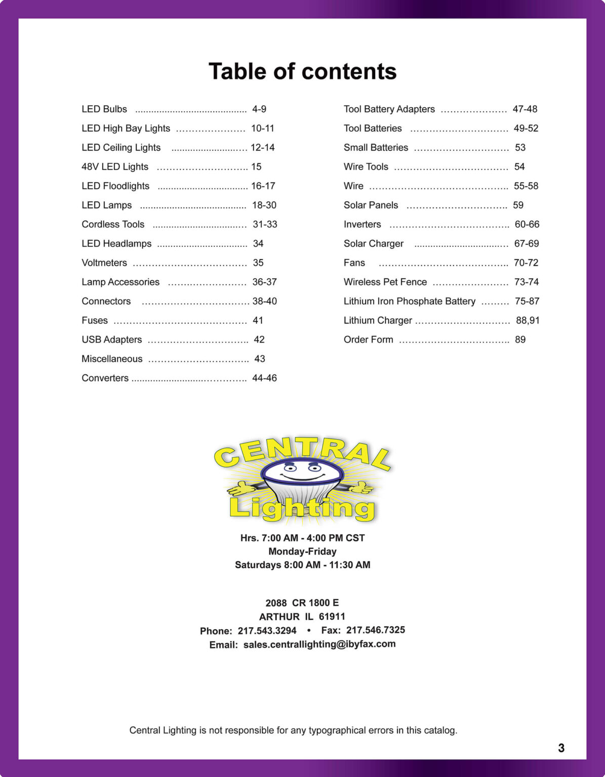 10.30.25 Central Lighting Fall 2025 Product Catalog Page 3