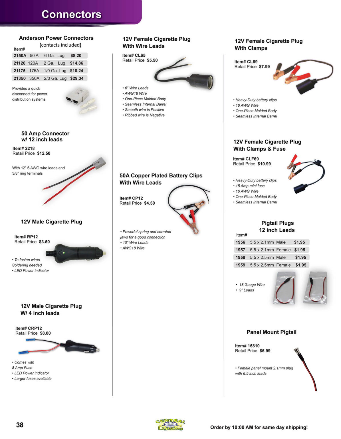 10.30.25 Central Lighting Fall 2025 Product Catalog Page 38