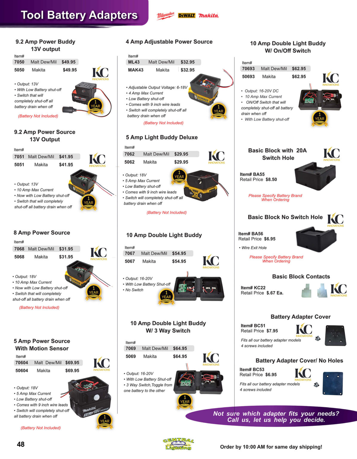 10.30.25 Central Lighting Fall 2025 Product Catalog Page 48