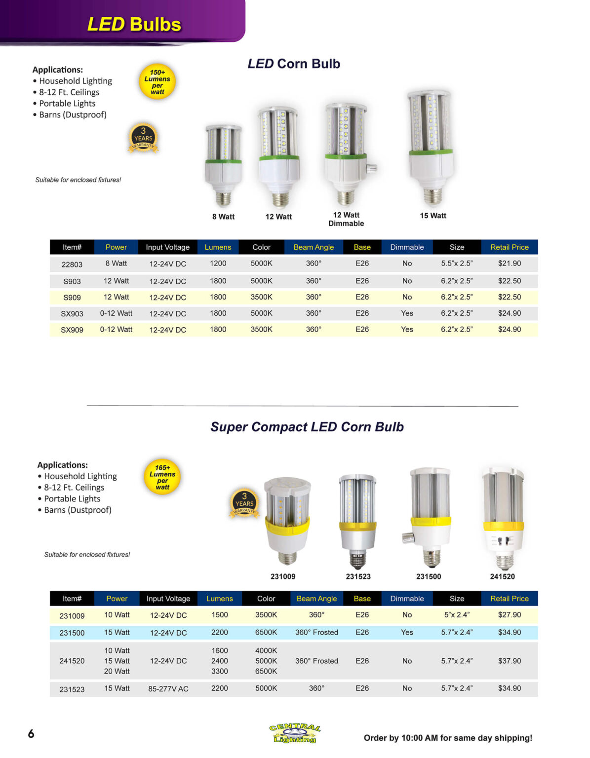 10.30.25 Central Lighting Fall 2025 Product Catalog Page 6