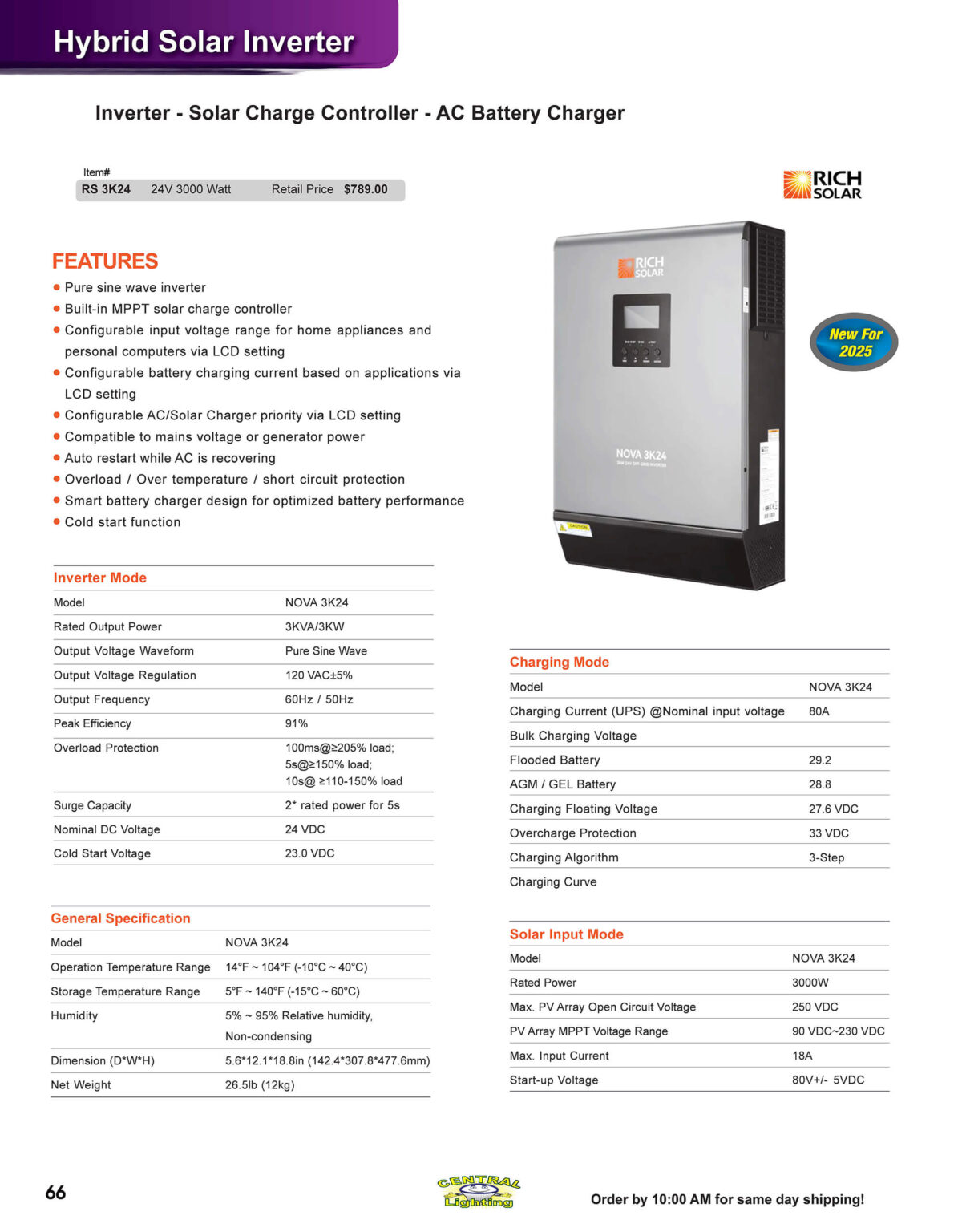 10.30.25 Central Lighting Fall 2025 Product Catalog Page 66