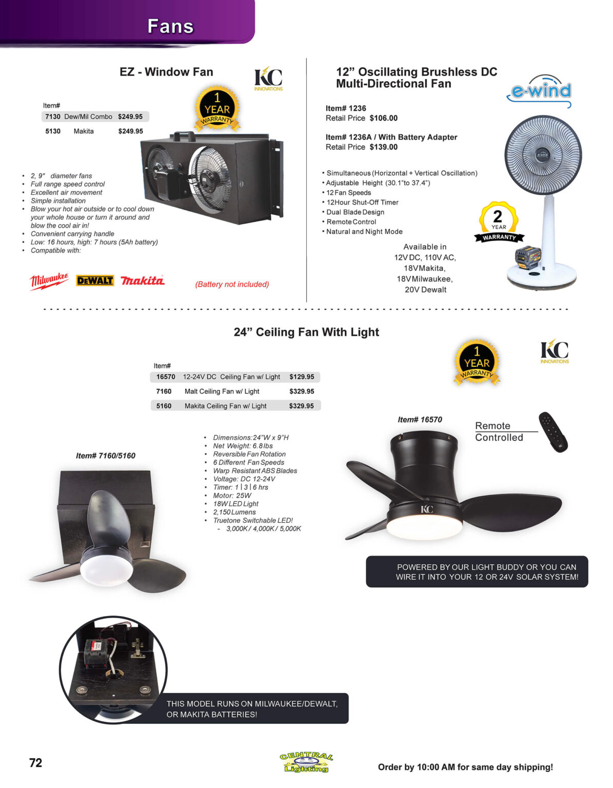 10.30.25 Central Lighting Fall 2025 Product Catalog Page 72