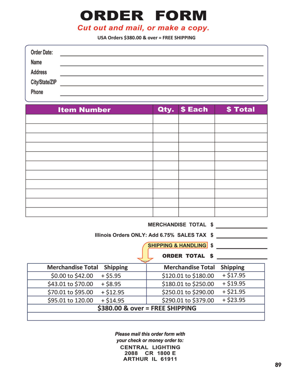 10.30.25 Central Lighting Fall 2025 Product Catalog Page 89