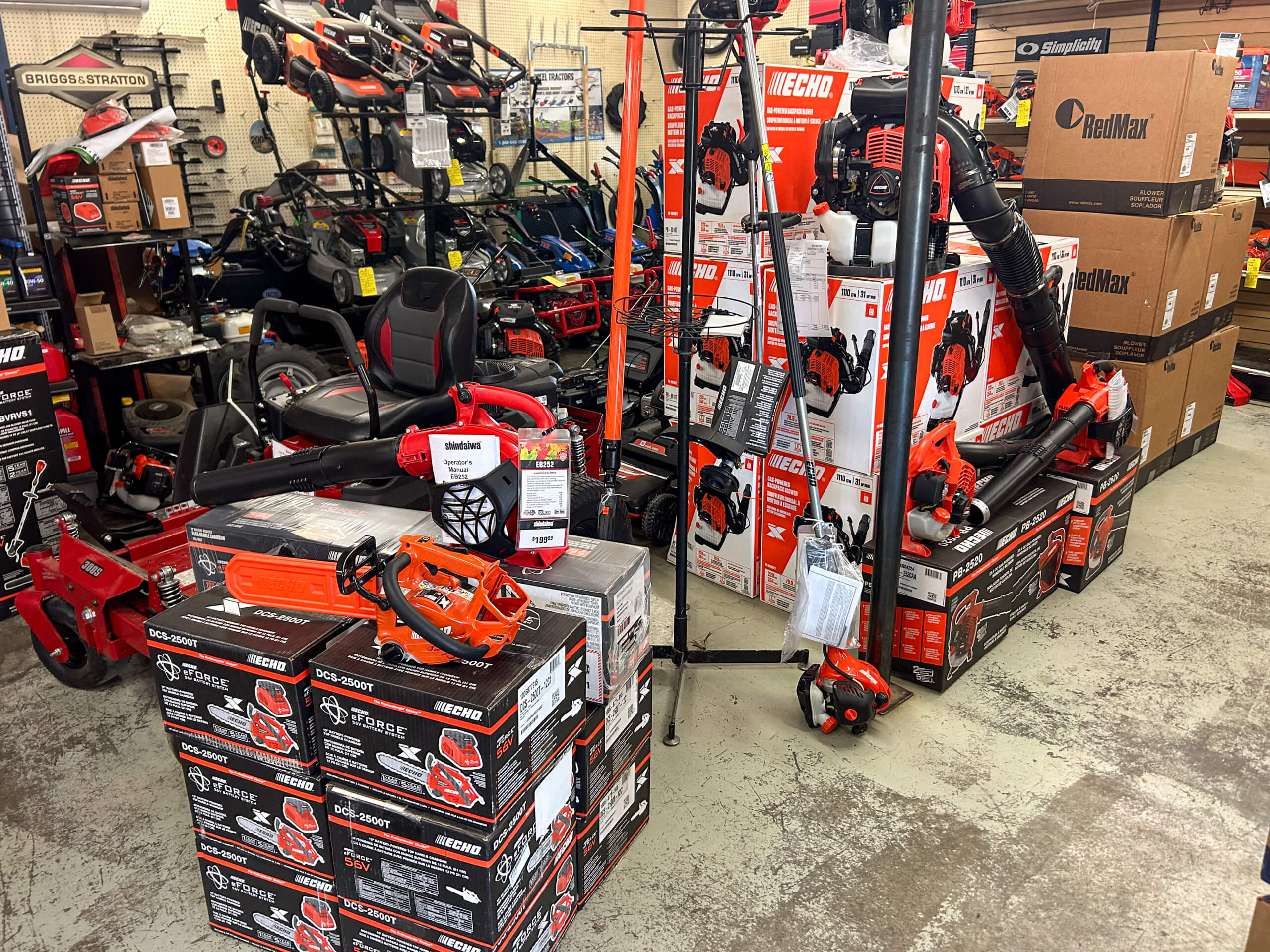 11.4.25 AK Small Engines Gallery 2-8 orange and red echo power tool for outdoor landscaping